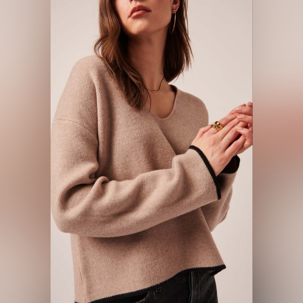 Line the Label Gaia Sweater in Bisque - Picture 3 of 8